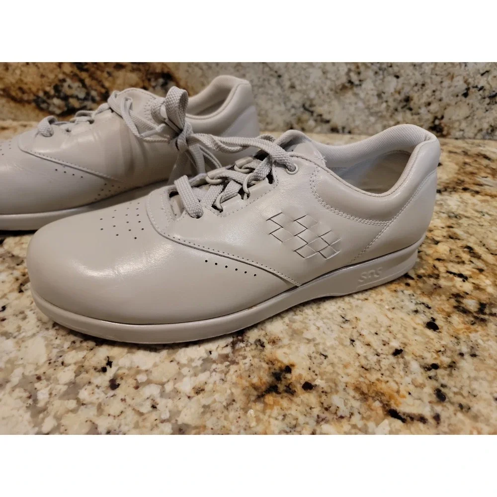 SAS Free Time Walking Shoes Women's 8.5N Mocha Tan Leather Comfort Tripad